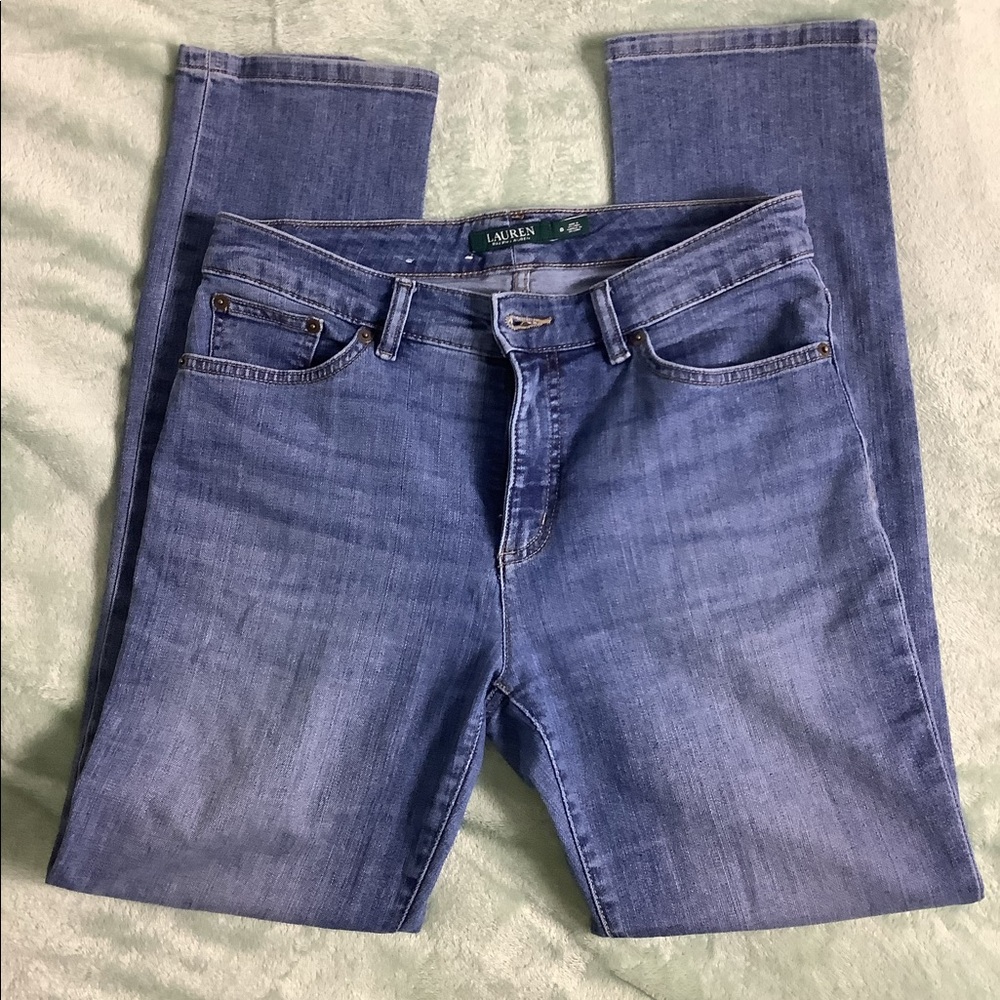 LRL Lauren Jeans Co. Ralph Lauren  | Premier Straight Jeans | Women's Size 8 - Picture 8 of 16